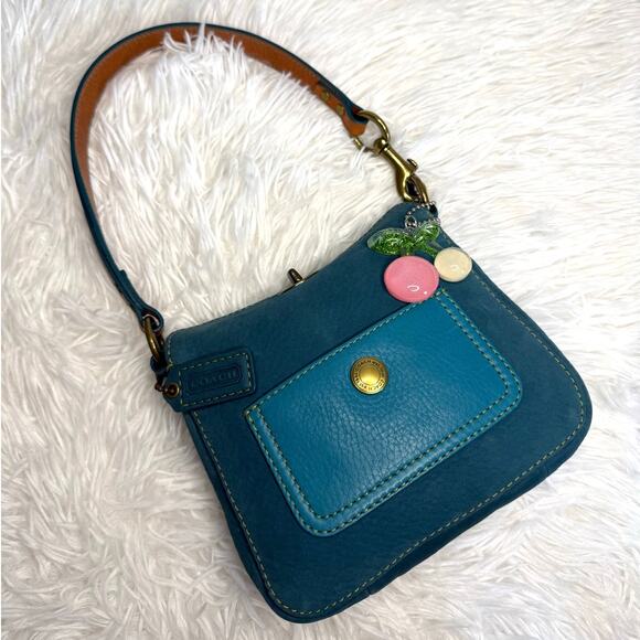 y2k COACH Vintage 9390 Turnlock Mini Purse Shoulder Bag - Picture 1 of 13